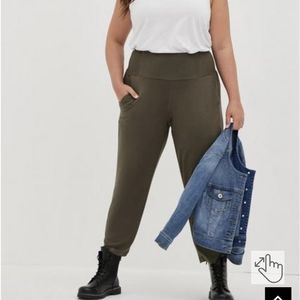 Pull-On Tapered Pant - Super Soft Olive